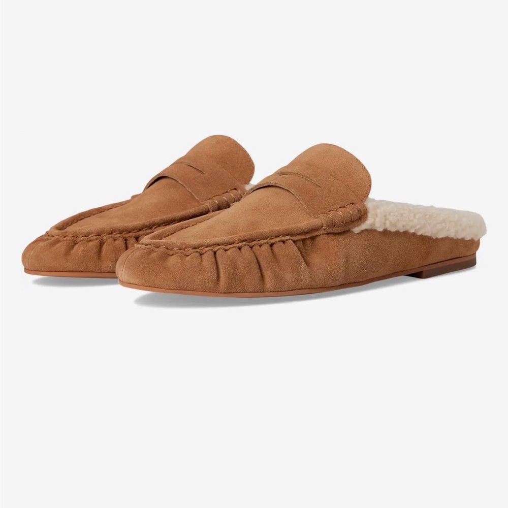 Steve Madden Rafe Tan Suede Women's Loafers (NIB) 9
